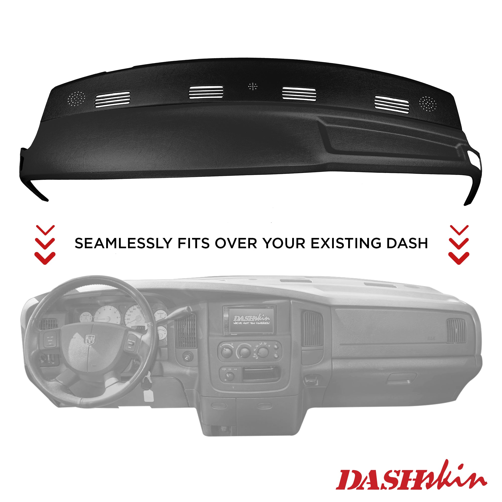 2002-2005 Dodge Ram One Piece Dash Cover - DashSkin