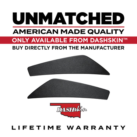 2010-2014 Ford Mustang Molded Door Panel Inserts (Left+Right Pair) - DashSkin