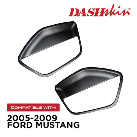 2005-2009 Ford Mustang Molded Door Panel Inserts (Left+Right Pair) - DashSkin