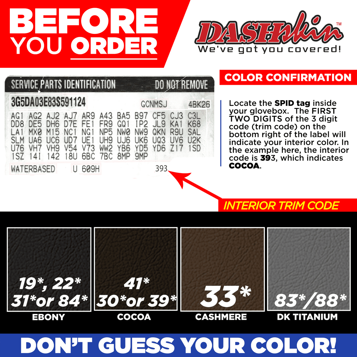 2007-2014 GM Truck Aerosol Colormatched Interior Paint for Vinyl & Plastics (12oz) - DashSkin