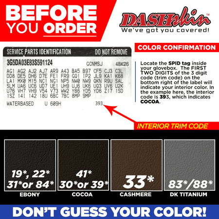 2007-2014 GM Truck Aerosol Colormatched Interior Paint for Vinyl & Plastics (12oz) - DashSkin