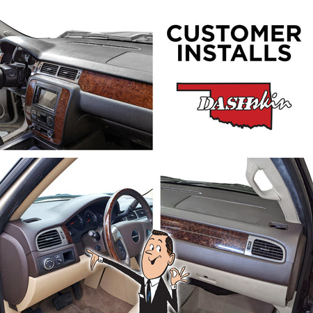 2007-2014 Tahoe Suburban Yukon Avalanche (Silverado LTZ/Sierra SLT & Denali) Dash Cover - DashSkin