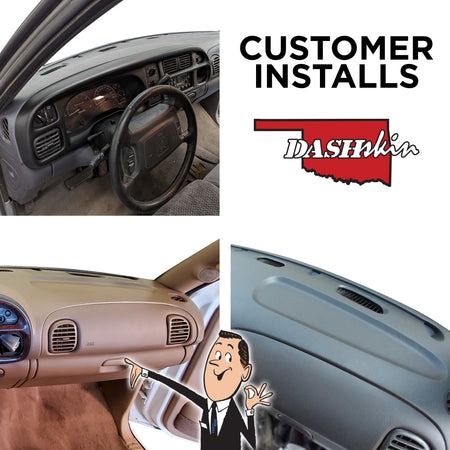 1998-2001 Dodge Ram 1500 (98-02 Ram 2500/3500) Molded Dash Cover - DashSkin