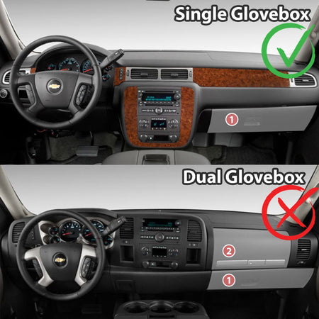 2007-2014 Tahoe Suburban Yukon Avalanche (Silverado LTZ/Sierra SLT & Denali) Dash Cover - DashSkin