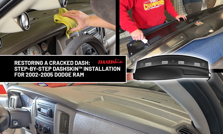 Restoring a Cracked Dash: Step-by-Step DashSkin™ Installation for 2002-2005 Dodge Ram