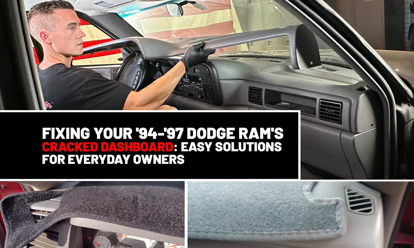 Fixing Your '94-'97 Dodge Ram's Cracked Dashboard: Easy Solutions for Everyday Owners