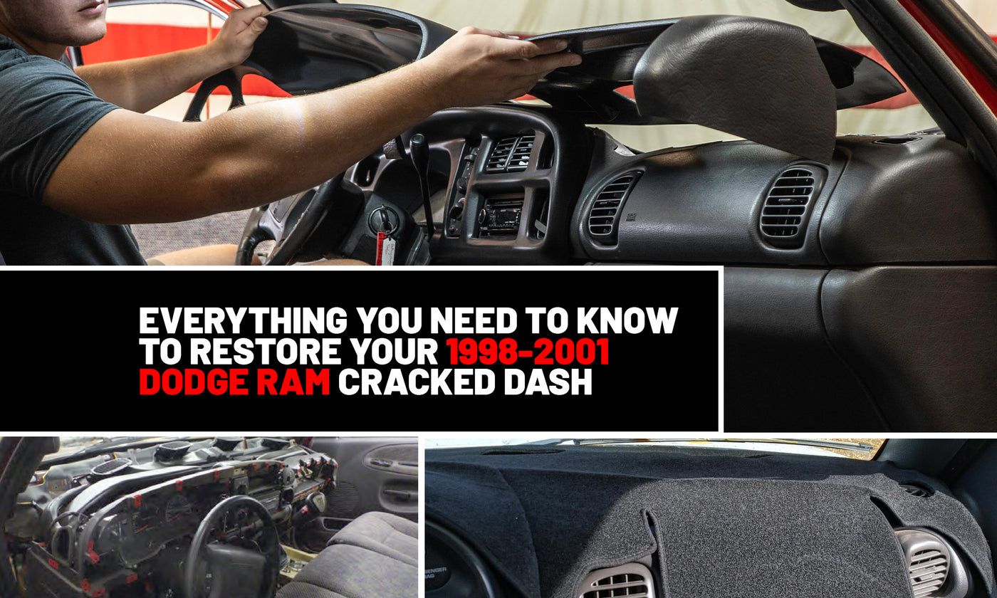 Everything you need to know to restore your 1998-2001 Dodge Ram Cracked Dash