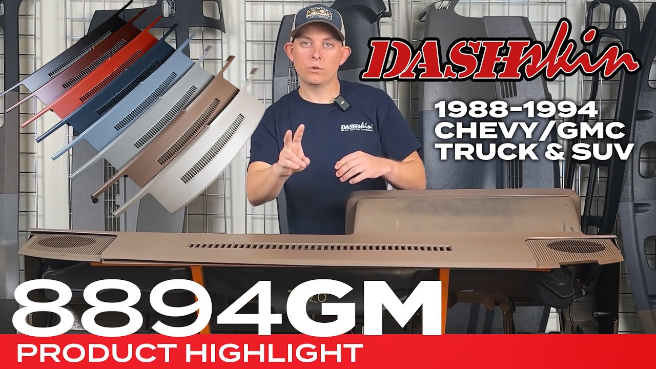 Installing a DashSkin Dash Cover on 1988-1994 Chevy and GMC Trucks