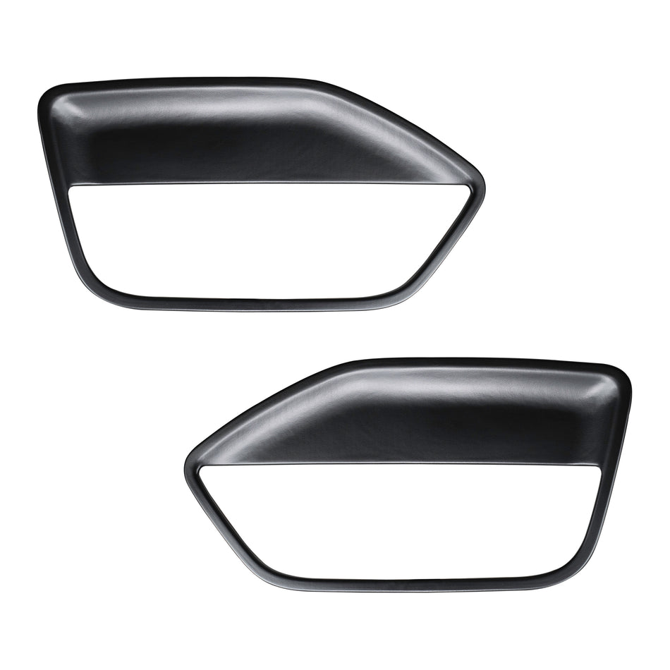 2005-2009 Ford Mustang Molded Door Panel Inserts (Left+Right Pair)