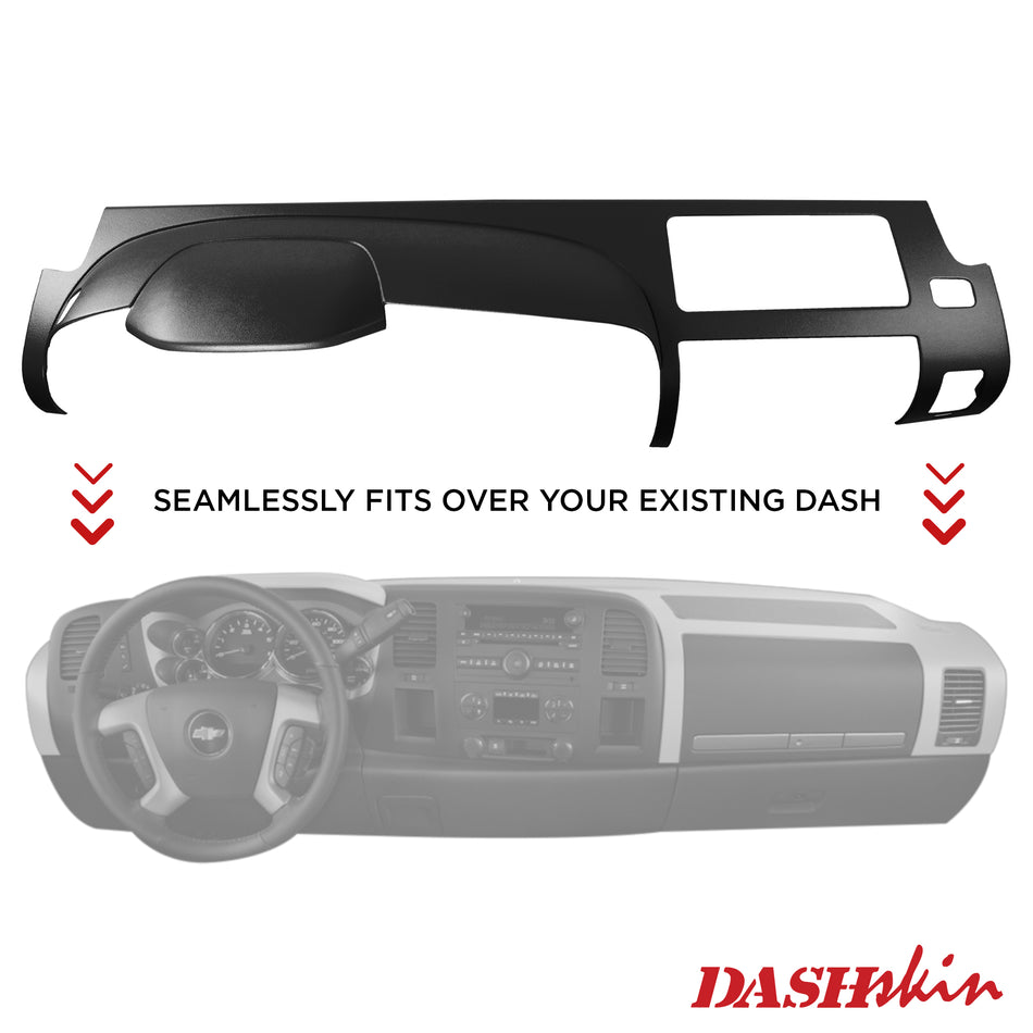 2007-2013 Silverado LS/LT Sierra SL/SLE Dash Cover (Does Not Cover Defrost Section)