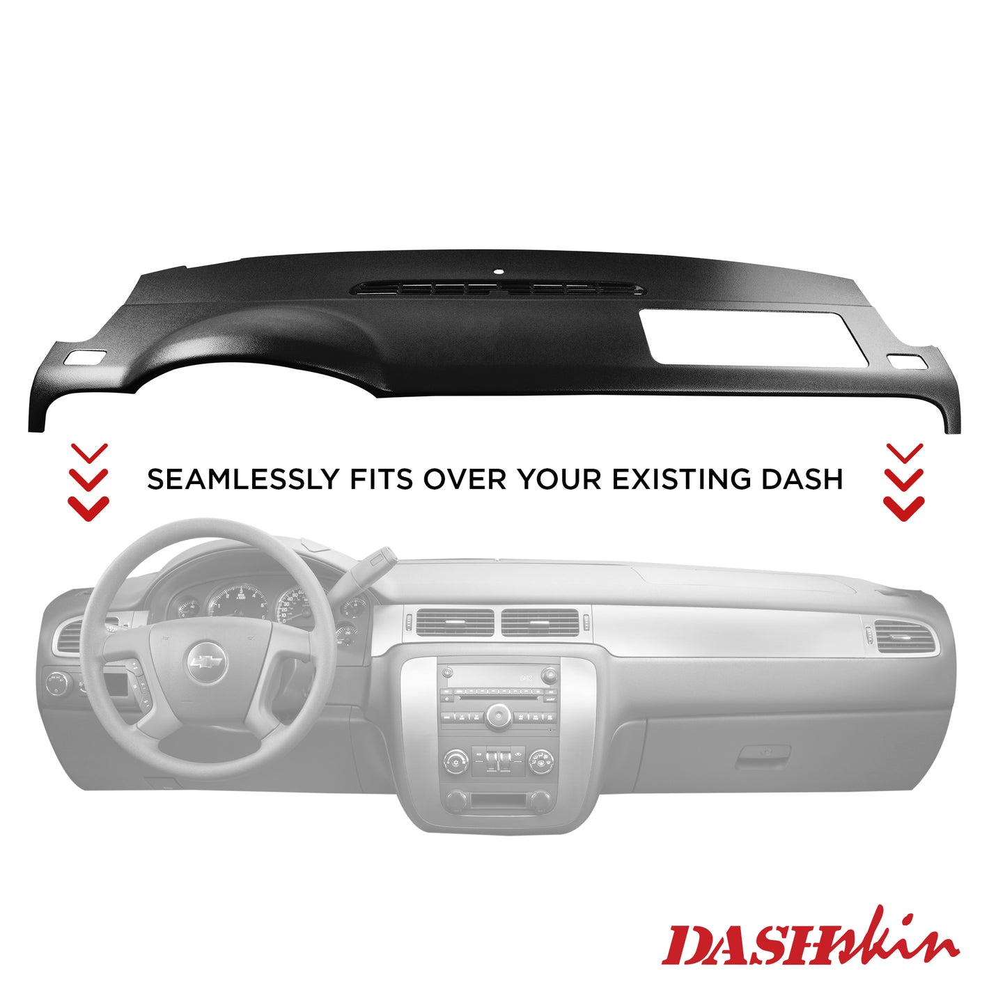 2007-2014 Tahoe Suburban Yukon Avalanche (Silverado LTZ/Sierra SLT & Denali) Dash Cover - DashSkin