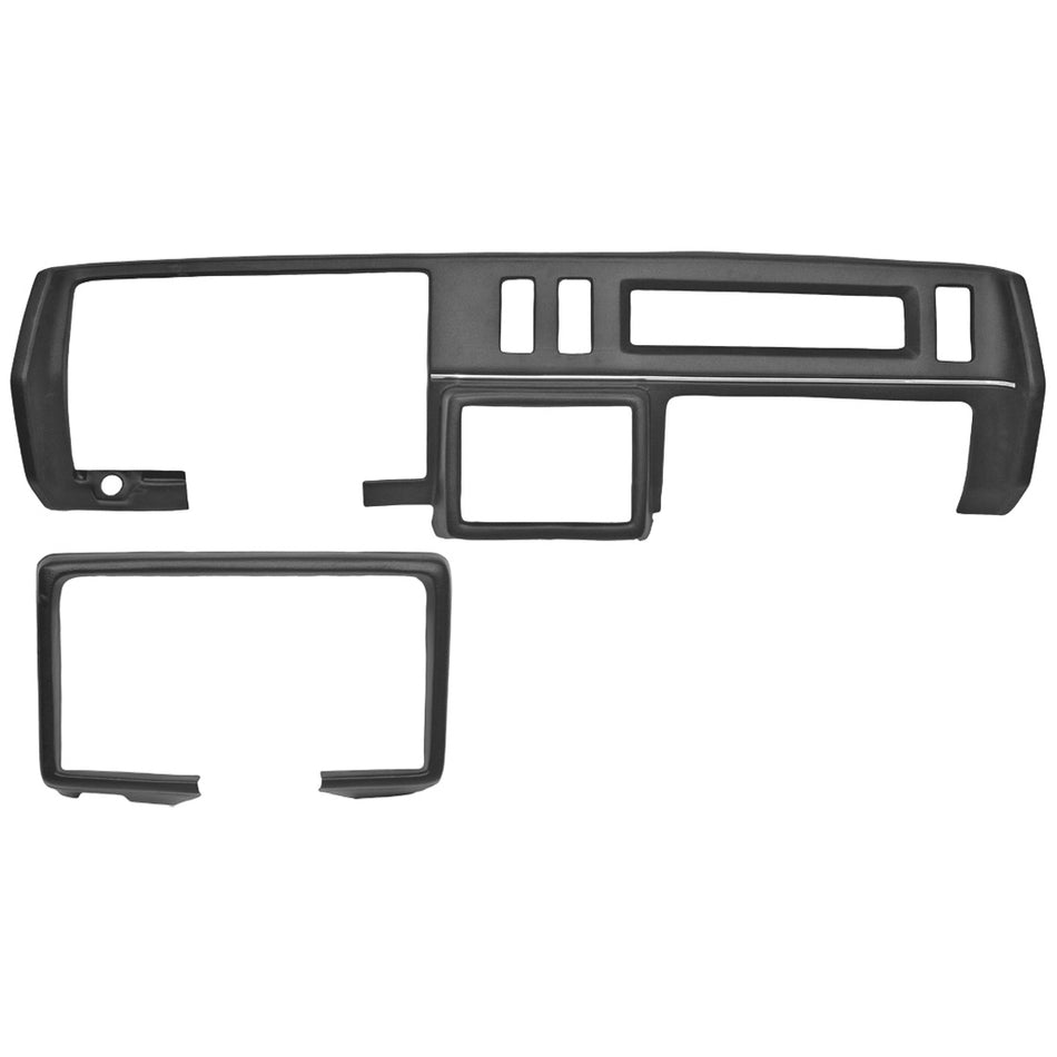 1978–1987 Buick Regal 2‑Piece Dash Cover (Chrome Insert Style)