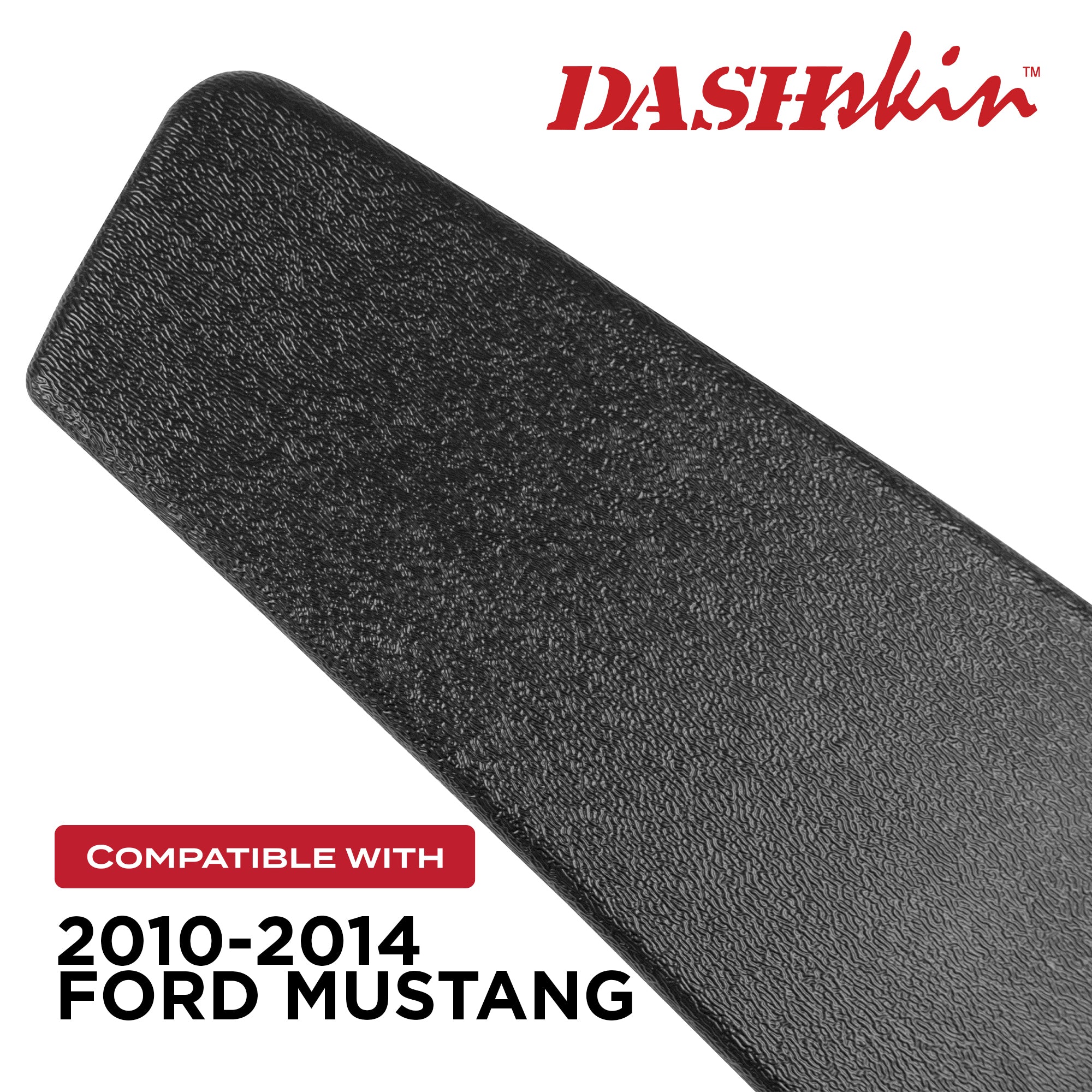 2010-2014 Ford Mustang Molded Door Panel Inserts (Left+Right Pair) - DashSkin
