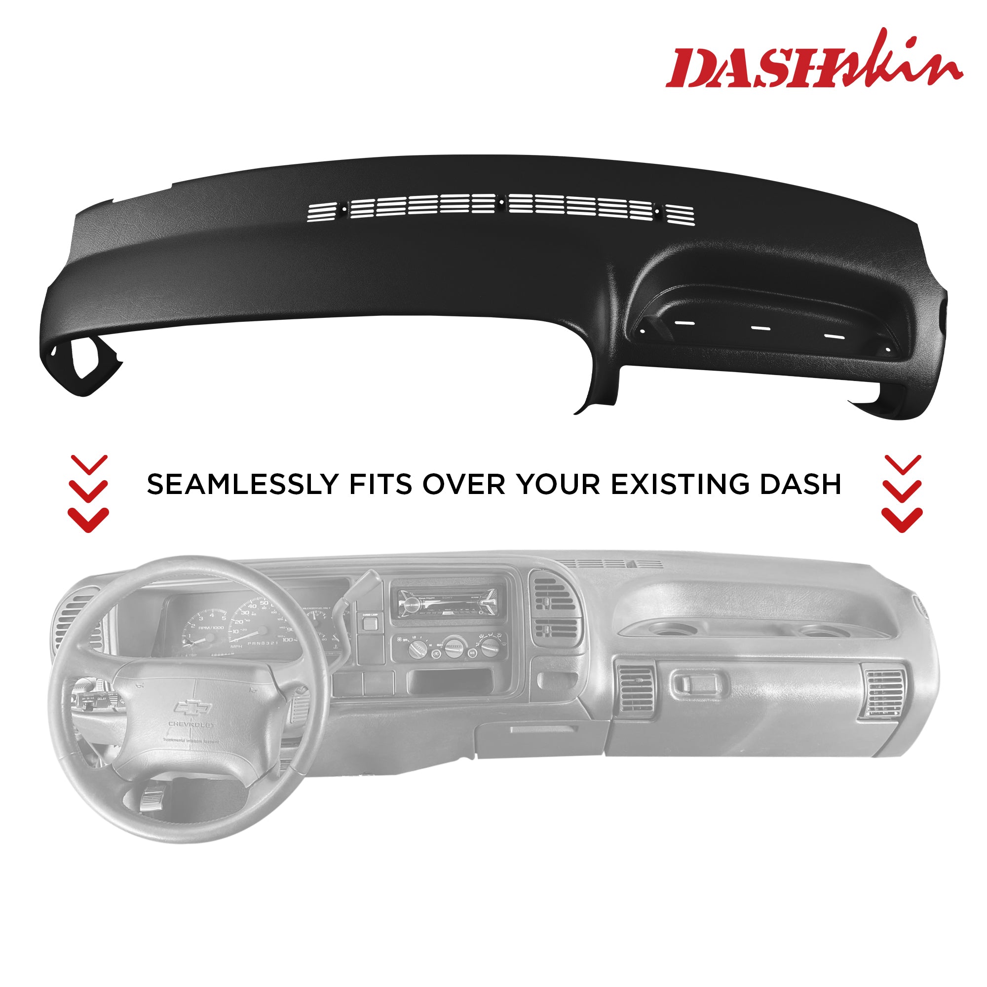 1995-1996 Chevrolet/GMC Truck Dash Cover C/K 1500-3500 Tahoe Suburban Yukon - DashSkin