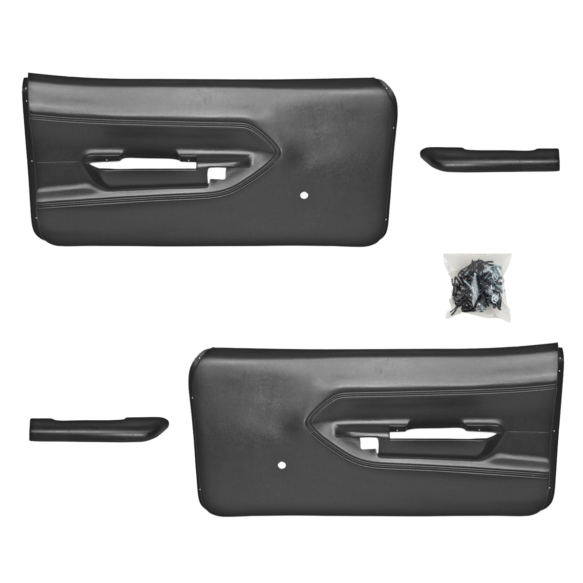 1970-1974 Plymouth Barracuda Front Door Panel & Padded Armrest Kit