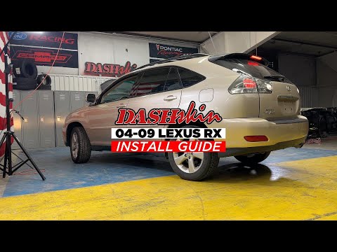 How to fix 04-09 Lexus RX330, RX350 & RX400H Dash – DashSkin