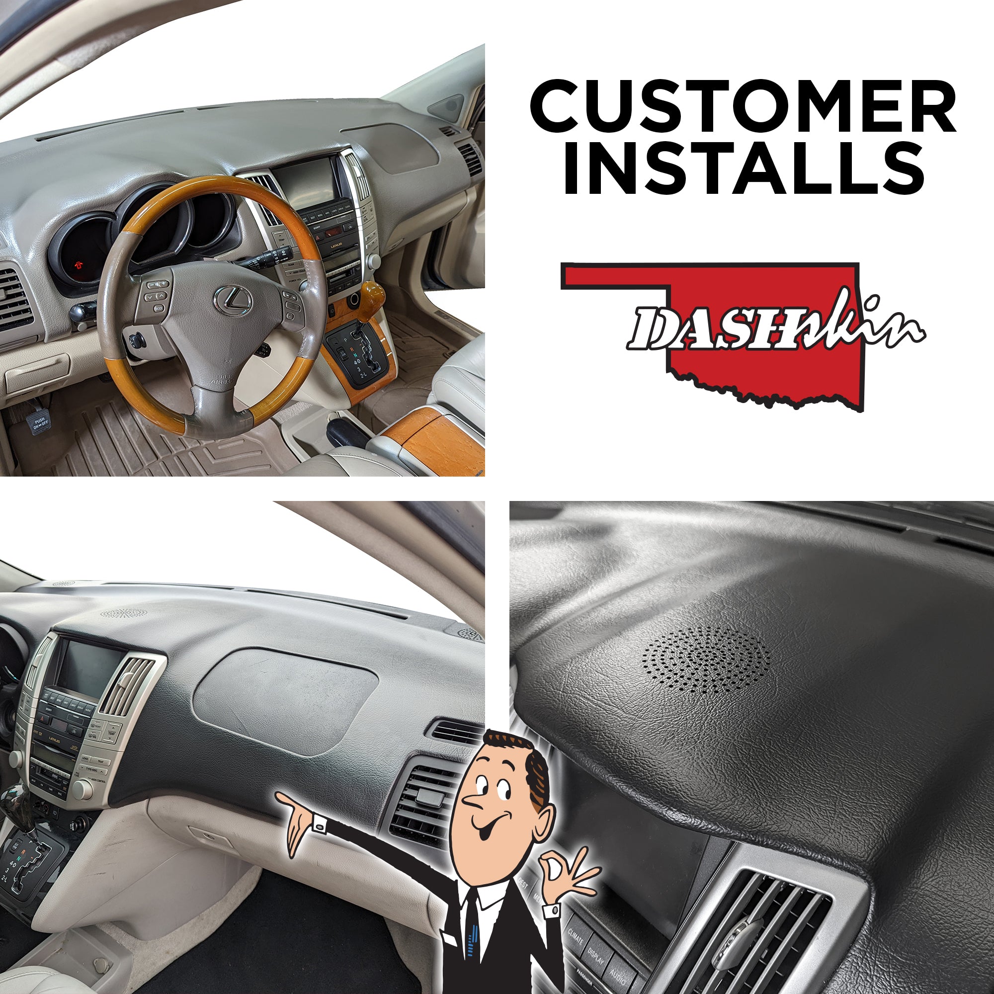 2004 lexus rx330 dashboard shop cover