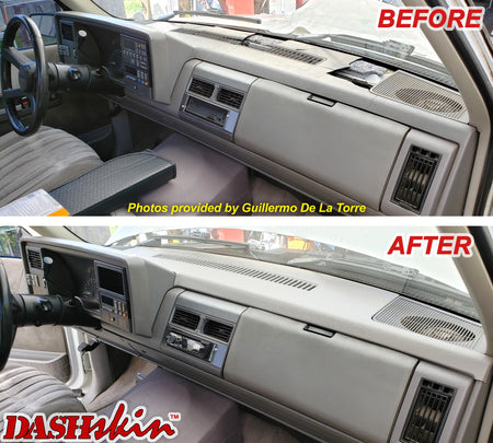 1988-1994 Chevy/GMC Truck & SUV Dash Cover w/Defrost Louvers - DashSkin