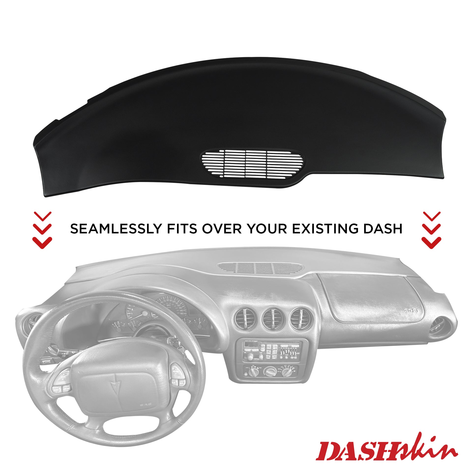 Dashskin Molded Dash Cover Compatible with 97-02 Camaro/Firebird in Graphite